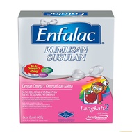 Susu Enfalac Step 2 Regular - 600g (Milk Formula Powder) Susu Formula Susu Budak Susu Untuk Umur 6-1