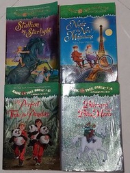 美國作家瑪麗·波·奧斯本（Mary Pope Osborne）所著的《神奇樹屋》（Magic Tree House）系列兒童讀物。：《Stallion by Starlight》（星光下的駿馬）、《N