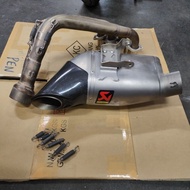 akrapovic original cbr 650r cb 650 r muffler exhaust
