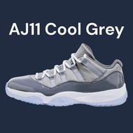 👟Air Jordan11 Cool Grey 冷灰 低筒實戰用籃球鞋528895-003 男女通用款鞋