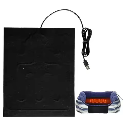 USB Heating Pad Electric Fever Heat Mat Washable Winter Heating Warmer Pad Pet Bed Heat Pad Cloth Ve