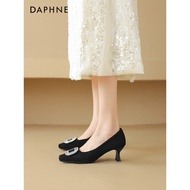 Daphne Stiletto High Heels Women 2026 New Style Summerfrench styleMary Jane Shoes Black Shoes Summer