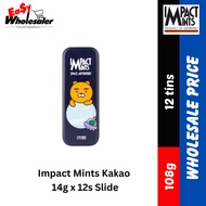 WHOLESALE PRICE 🎉♥️ 1 OUTER Impact Mints Kakao - 14g x 12s  Slide