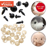 50pairs 5-14mm Black Plastic Safety Eyes for Dolls & Stuffed Toys DIY Accessories