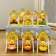 Winnie the Pooh Swing Series Blind Box Cute Desktop Decoration Gift Pooh Pooh Trendy Play Doll Doll 