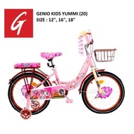 Sepeda Lipat Mini Ctb Anak Perempuan Genio Yummi 12 16
