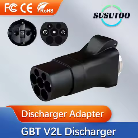 Not a TYPE2 carElectric Car Side Discharge Plug EV GBT 16A Charger adapter with EU Socket Outdoor Po