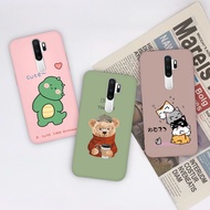 For OPPO A5 2020 A9 2020 A11 Phone Case Cute Dinosaur Bear Silicone Soft TPU Shockproof Senior Cases