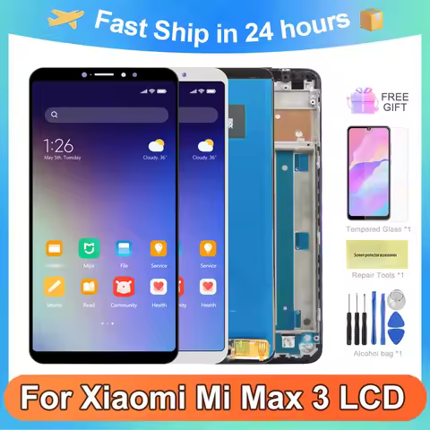 For Xiaomi Mi Max 3 For Mi Max3 6.9''M1804E4A LCD Display Touch Screen Digitizer Assembly Replacemen