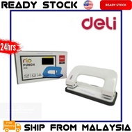 DELI E0136 Metal Punch 10 Sheets Stationary Stationery Five Star Puncher School Office Factory Paper