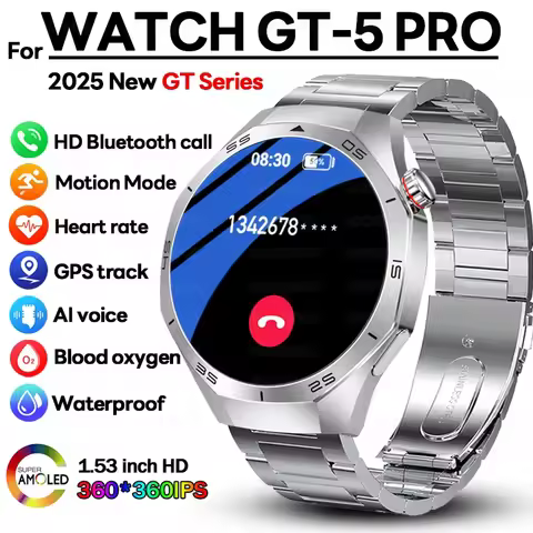 For Huawei New Smart Watch Men 360*360 HD Display Heart Rate Custom Dial AI Voice Sport Waterproof B
