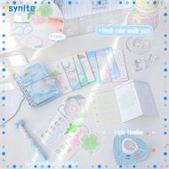 SYNITE M5 Notebooks, Kawaii Parper Handbooks, Portable PP Binder Planner