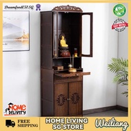 WEILIANG Altar Table Buddha Cabinet Altar Shrine Guanyin Table Solid Wood Altar Cabinet Buddha Cabin