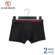 Alain Delon Men Underwear Cotton Spandex Trunk (2 Pcs) AD8213