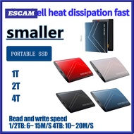 ฮาร์ดดิสก์โซลิดสเตทไดรฟ์ภายนอกประเภท-C 3.1หน่วยความจำภายนอก SSD พกพา1 Tb/ 2 Tb/ 4TB สำหรับ Win 7/8/1