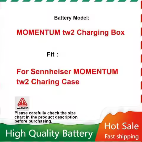Wireless Headphone Charging Case Battery For Sennheiser MOMENTUM tw2 Charing Case MOMENTUM tw2 Charg
