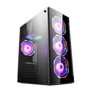 KingsDom KG3131 BLACK PC CASE Desktop BRAND NEW PC Case Tower Gaming case computer case 5Fans