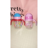 PRELOVED Smiggle Straw Drinking Bottle