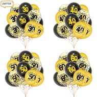 UMTTER 12PCS Birthday Balloon, Latex 18th 30th 40th 50th 60th 30th BIrthday Balloons, Fashion DIY Pa