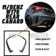Mercedes Benz W176 A45 AMG Rear Canard (Black)