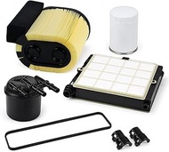 FD4624 FL2124S FA1927 Fuel Oil Air Filter Kit Compatible with 2017 2018 2019 Ford F250 F350 F450 F55