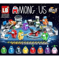 เลโก้ among us ชุดตัวต่อของเล่น 1 กล่อง/ตัว พร้อมของในกล่อง คละแบบ สินค้าพร้อมส่ง ของเล่นราคาถูก