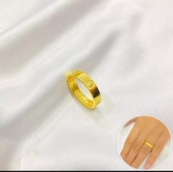 Cincin Wanita Dewasa TItanium Termurah Gold