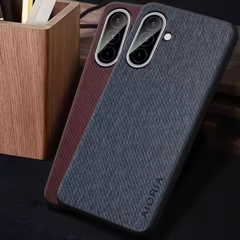 Case for Samsung Galaxy A57 coque Luxury Vintage cloth pattern leather Skin Phone cover funda for sa
