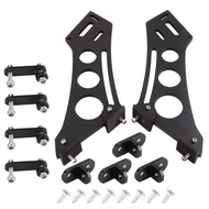 Car Modification Supplies Aluminum Alloy Tail Wing Installation Bracket Perforated Tail Wing Install