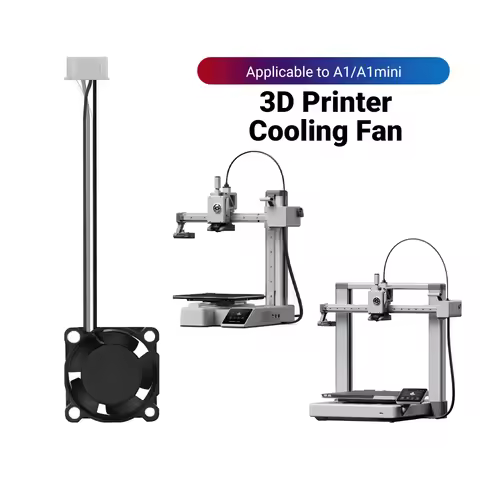 Upgraded 2510 Silent Axial Fan Bamboo Lab A1 Mini Hotend Cooling Fan for Bamb lab A1 and A1 Mini 3D 