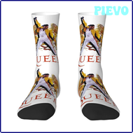 PIEVO นักแต่งเพลงนักร้องชาวอังกฤษตลกปรอท Feddie ถุงเท้าราชินีผู้ชายผู้หญิงอบอุ่นพิมพ์3D ถุงเท้ากีฬาฟุตบอล QMVNI