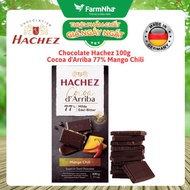 Socola Hachez 100g Cocoa Premier Cru 88% – Sô Cô La Đen Cao Cấp với Cacao Nguyên Chất từ Germany