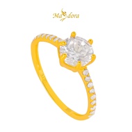 MASDORA 916 Gold Ring Rings Cincin Emas ~ Sparkling Crown (EMAS 916/22K)