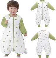 Baby Winter Sleeping Bag with Feet Long Sleeves, Sleeping Bag Baby with Removable Sleeves, 2.5 tog A