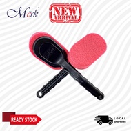merk tire shine applicator / tire wax sponge / tire wax sponge with handle
