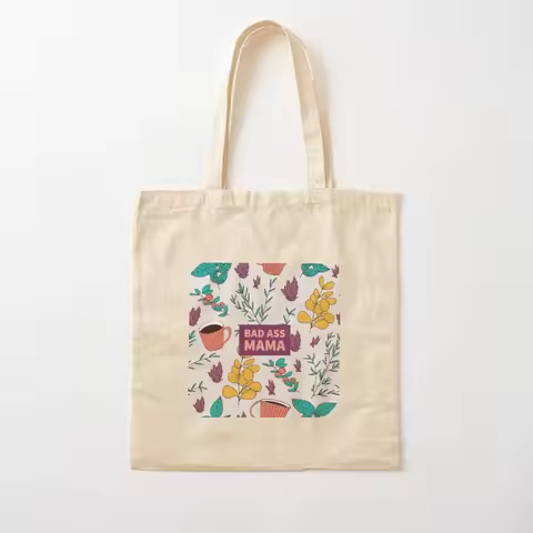 BAD ASS MAMA - Mum - Mum club Tote Bag Lady bags tote bag men's Gift bag