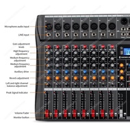 Dx8 Professional 8-way Mixer DSP Effect USB Bluetooth Reverb Stage Performance Wedding Home K Song