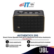 JBL AUTHENTICS 200 Smart home speaker with Wi-Fi, Bluetooth and Voice Assistants with retro design