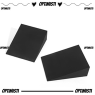 OPTIMISTI8E 1Pair Yoga Wedge Blocks, Non-Slip EVA Foam Yoga Wedge, Fitness Accessories Black Portabl