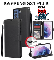 LEATHER CASE FLIP UNTUK SAMSUNG S21 PLUS / FLIP WALLET KULIT UNTUK SAMSUNG S21 PLUS / SARUNG DOMPET