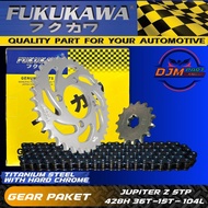Gear Set Yamaha Jupiter Z Jupiter Hurry Up 5tp 428H 104L-36T-15T Original Fukukawa