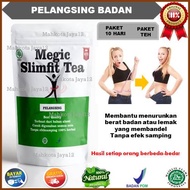 MEGIC SLIMFIT TEH Obat Diet Herbal / Obat Pelangsing Herbal / Obat pelangsing BPOM aman tanpa efeksa