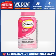 CALTRATE 600 Calcium +D3 200ct  Supports Joint Health [Chemist Warehouse]