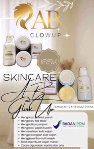 SKINCARE GLOW UP BY AB Kemasan Terbaru BPOM