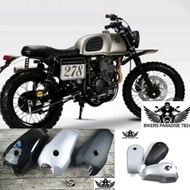 Cafe racer fuel tank