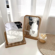 Aesthetic square mirror, aesthetic mirror, standing mirror, makeup mirror, makeup mirror