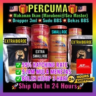 BBS GOLDEN DOLPHIN RED @ ORANGE / BBS GOLDEN BULL / artemia SMALL ROE / artemia BIG ROE / shrimp / m