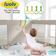 LUOLV Playpen Pull Ring, Solid Color Playpen Accessories Baby Crib Hooks, Comfortable Light Weight P