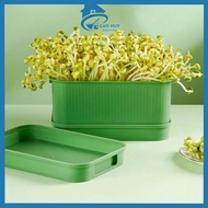 (LARGE TYPE)Multi-purpose Bean Sprout Growing Tray with Lid, Plastic Bean Sprout Tray for Making Cle