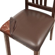 Pu Leather Dining Chair Seat CoversWaterproof Dining Seat Covers Stretch Chair Covers for Dining Cha